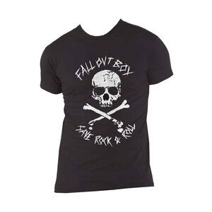 Fall Out Boy Unisex Adult Save Rock and Roll T-Shirt / Black